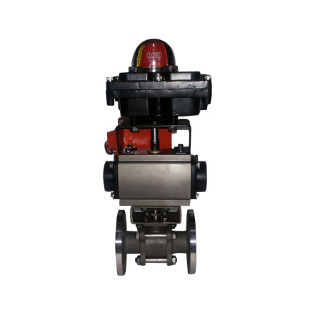 Pneumatically Actuated Ball Valve